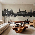 Stamford England Skyline Concrete Mural Wallpaper - room preview 06