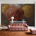 Fall Hydrangea II Mural Wallpaper - room preview 06