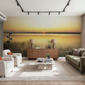 Golden Lake Whispers Mural Wallpaper - room preview 06