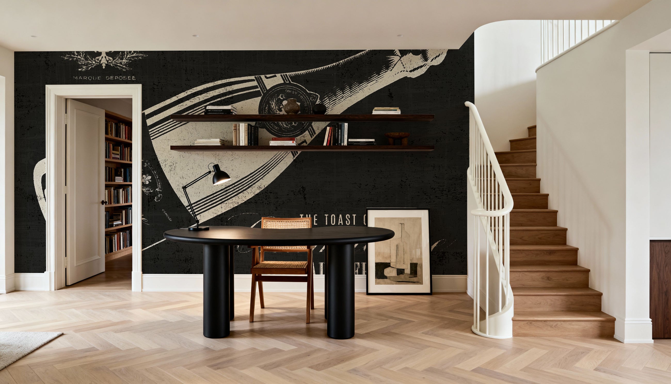 The Toast of Paris Mural Wallpaper