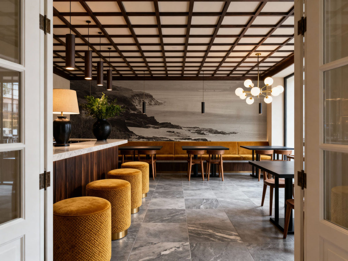 Rock Beach Mural Wallpaper - room preview 06