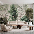 Taiga Trees Mural Wallpaper - room preview 06