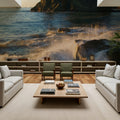 Sea Stack and Surf Mural Wallpaper - room preview 06