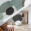 Lava Shapes, Seafoam Mural Wallpaper - room preview 06