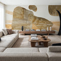 Metallic Texture Tall II Mural Wallpaper - room preview 06