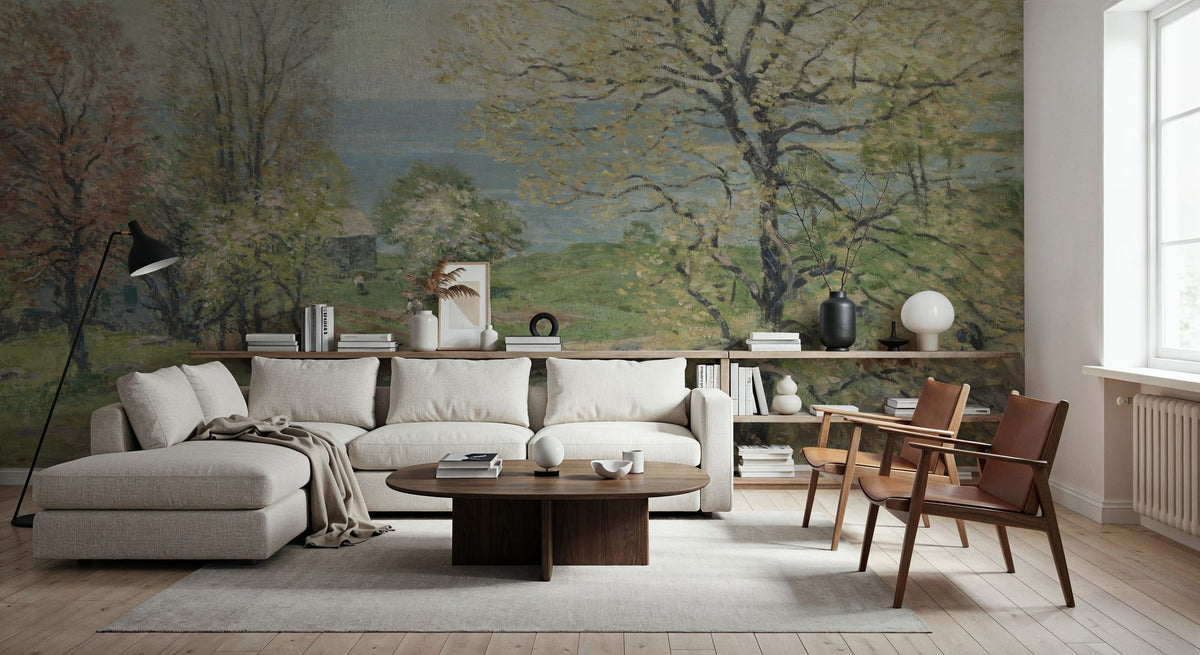The Budding Oak Mural Wallpaper - room preview 06