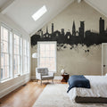 Southampton England Skyline Concrete Mural Wallpaper - room preview 06