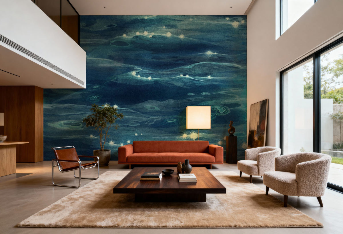 Sparkling Sea Mural Wallpaper - room preview 06