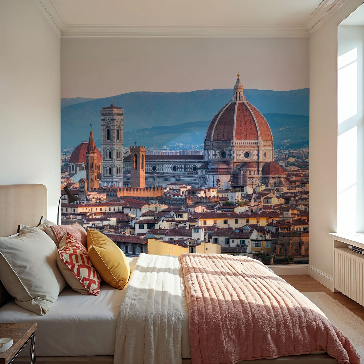 Florence Sunrise Mural Wallpaper - room preview 06