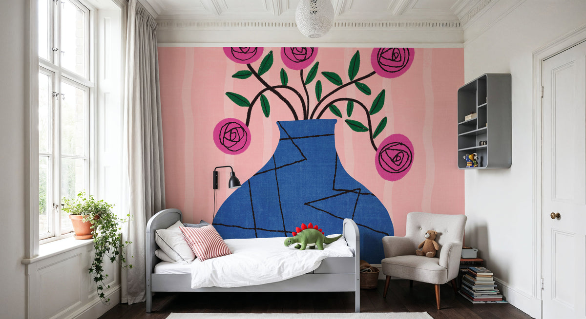 Still Blooms I Mural Wallpaper - room preview 06