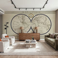 Torkington's World Map Mural Wallpaper - room preview 06