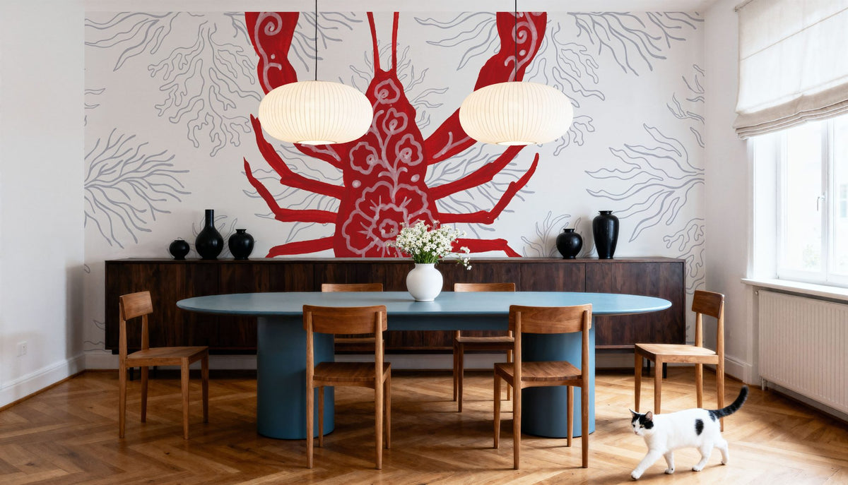 Delicate Coastline III Mural Wallpaper - room preview 06