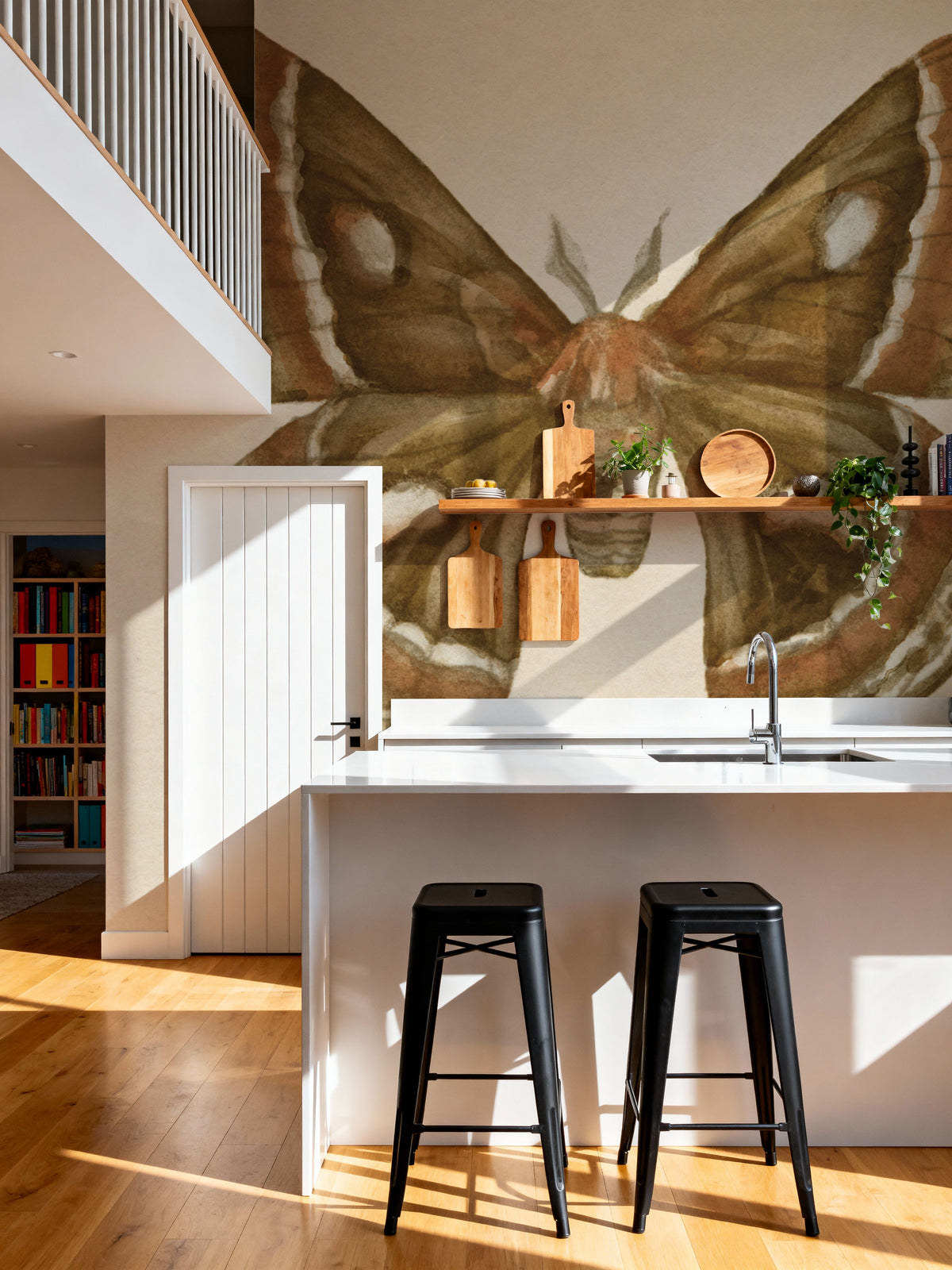 Spooky Halloween Moth I Mural Wallpaper - room preview 06