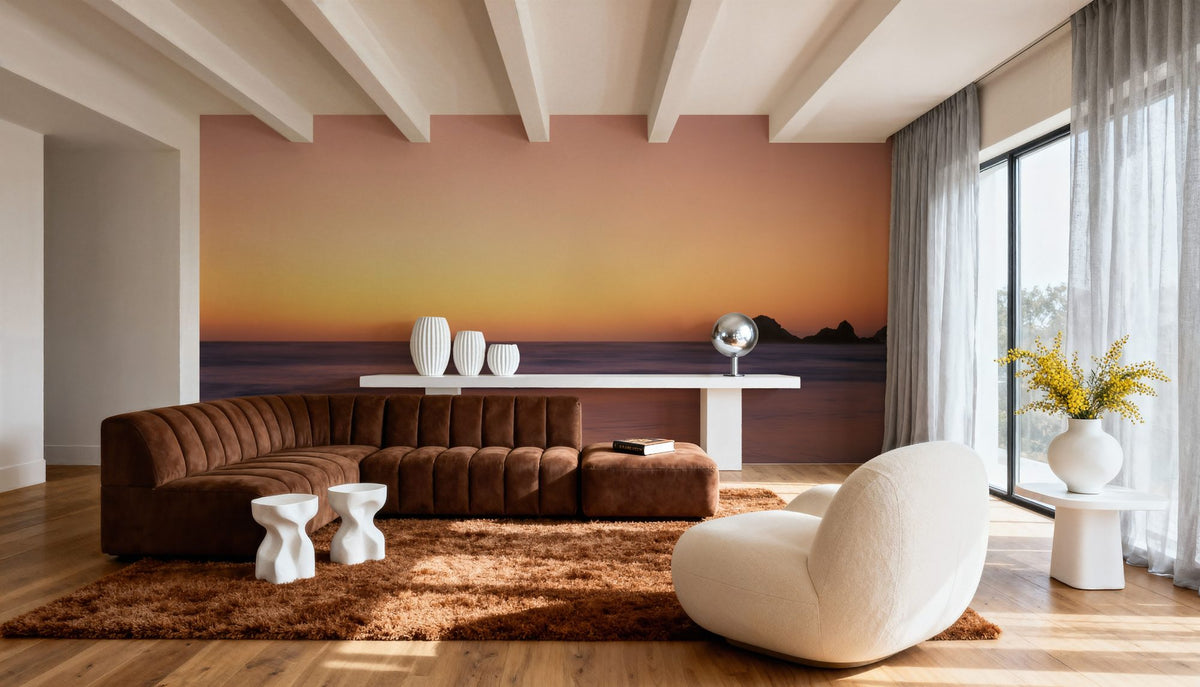 Sunset Serenity Mural Wallpaper - room preview 06