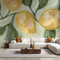 Lemons on a Branch Mural Wallpaper - room preview 06
