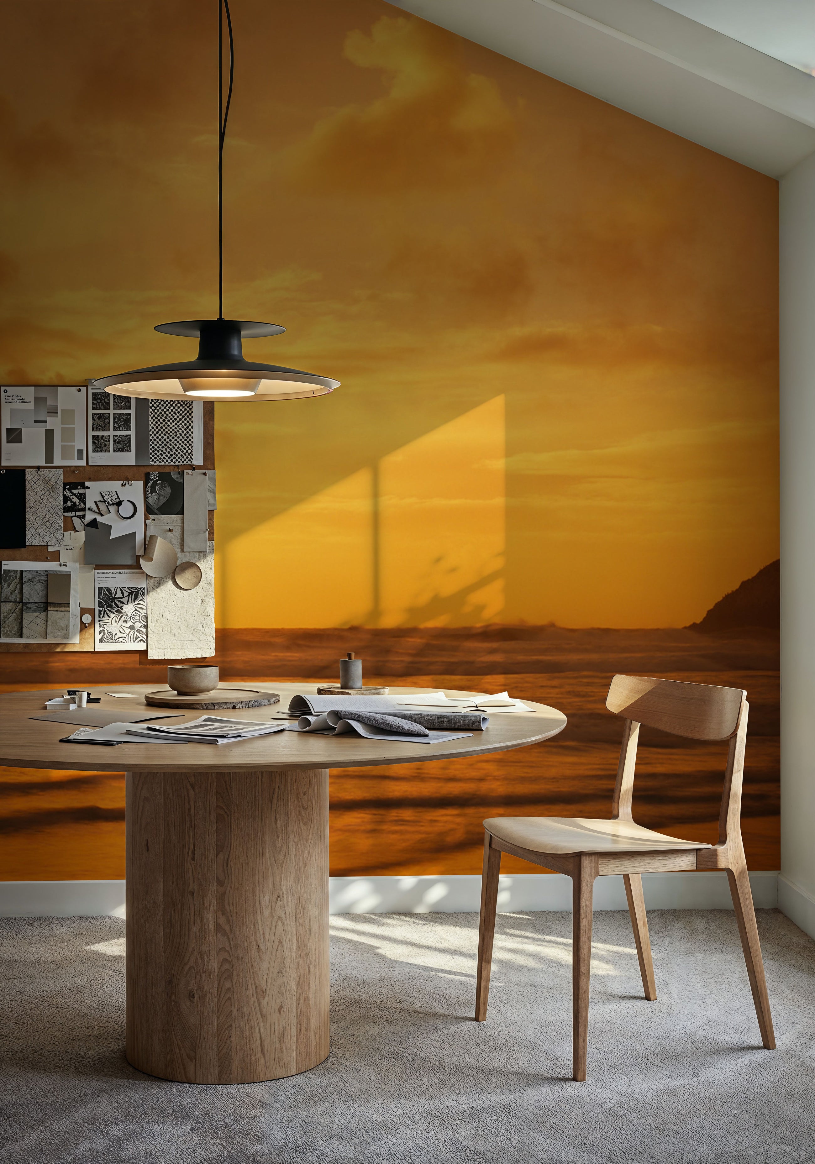 Amber Horizon, Mural Wallpaper