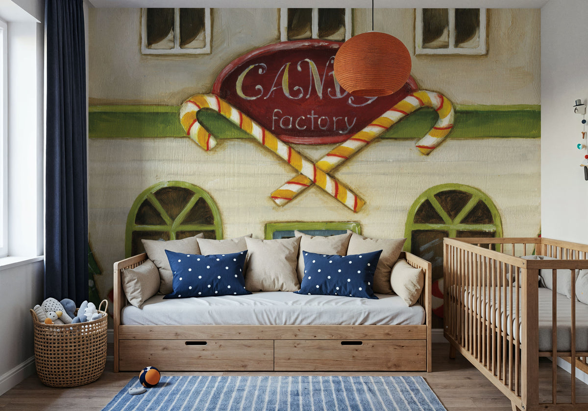 Winter Teddy Bears V Mural Wallpaper - room preview 06