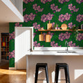 Flat Flowers Mural Wallpaper - room preview 06
