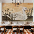 Snow Goose Mural Wallpaper - room preview 06