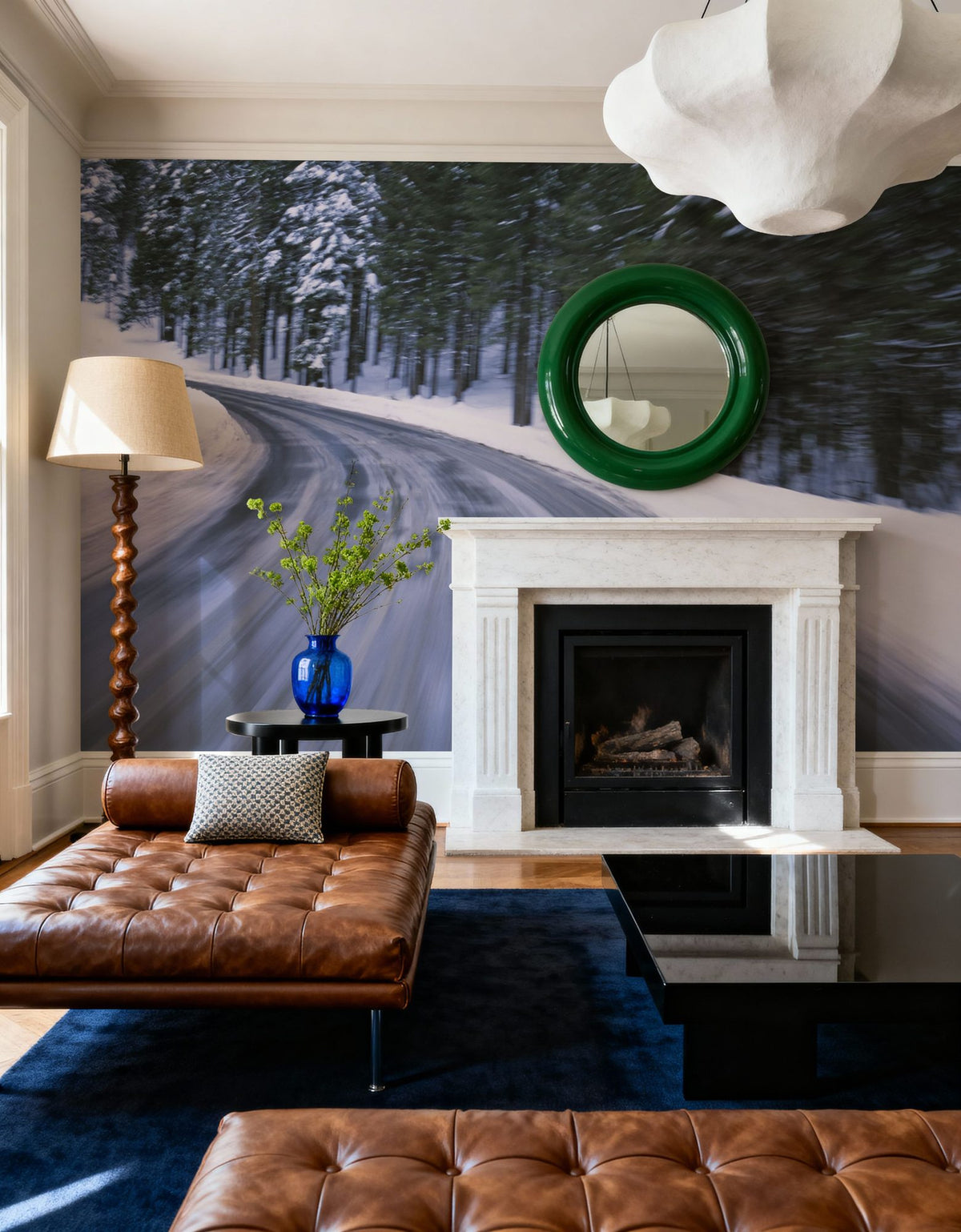 Winter Passage Mural Wallpaper - room preview 06