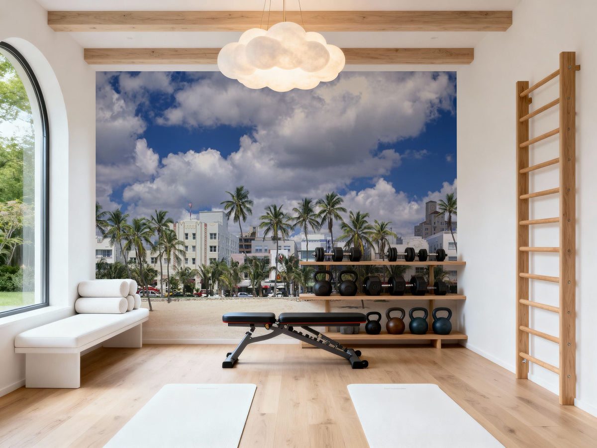 Ocean Drive Elegance Mural Wallpaper - room preview 06