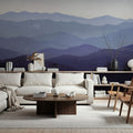 Purple Mountains Mural Wallpaper - room preview 06