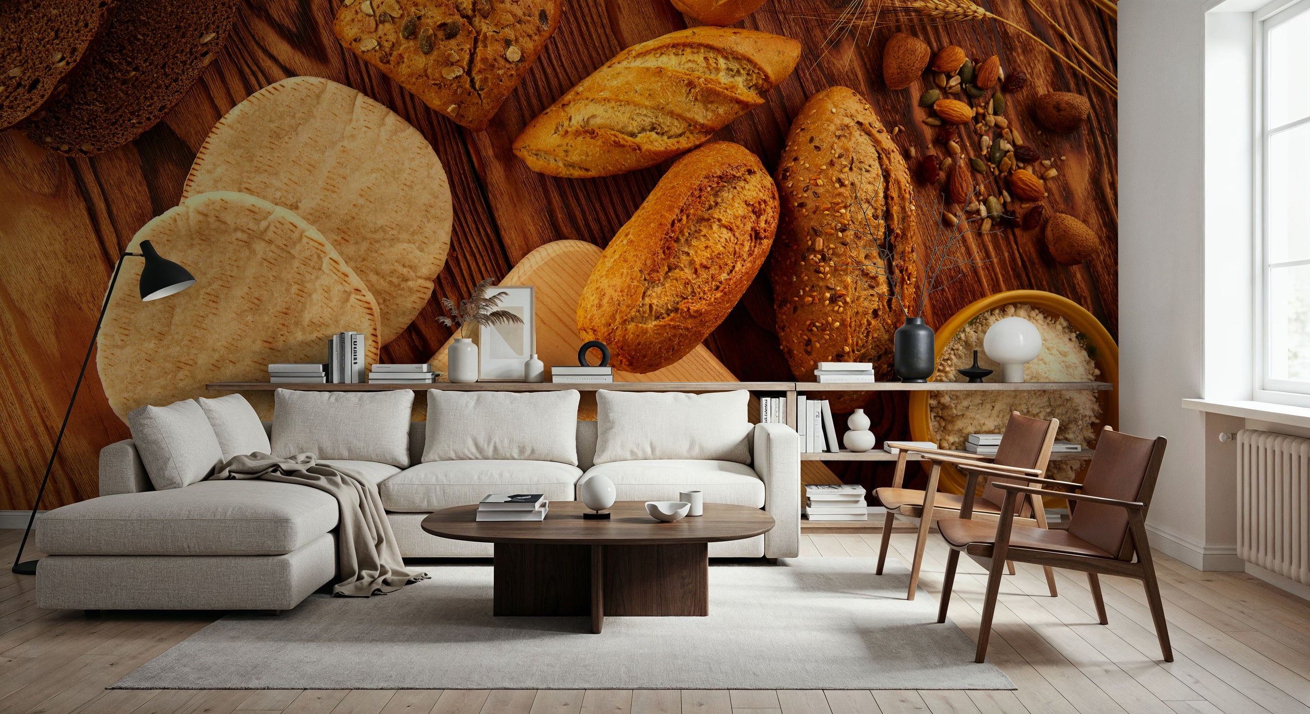 Break Bread Mural Wallpaper