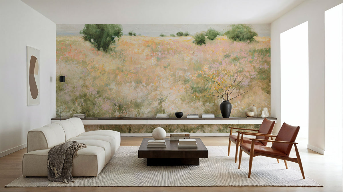 Freedom Field Mural Wallpaper - room preview 06