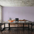 Weathered Checks, Lavender Mural Wallpaper - room preview 06