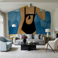 Ipanema Girl One Piece Mural Wallpaper - room preview 06