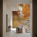 Autumn Lake Light Mural Wallpaper - room preview 06