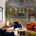 Cowboy Christmas Mural Wallpaper - room preview 06
