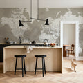 World Map Cities - Orien Mural Wallpaper - room preview 06