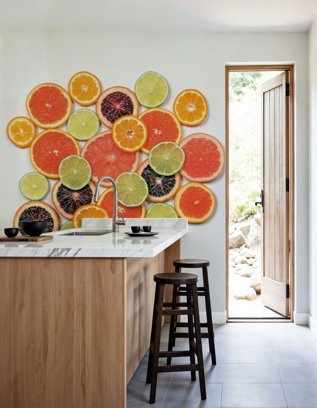 Sunny Citrus III Mural Wallpaper - room preview 06