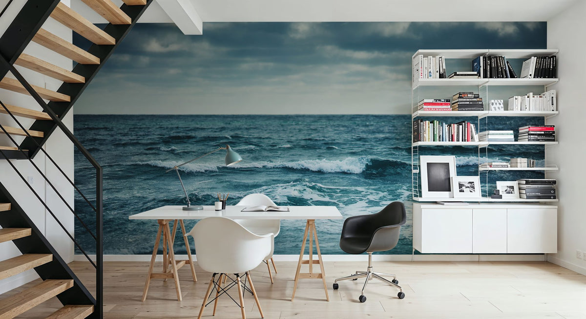 Roaring Seascape Mural Wallpaper - room preview 06