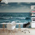 Roaring Seascape Mural Wallpaper - room preview 06