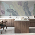 Foliage Flow, Pastel Mural Wallpaper - room preview 06
