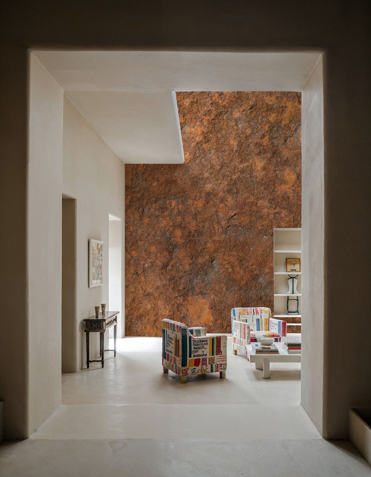 Russet Stone Mural Wallpaper - room preview 06