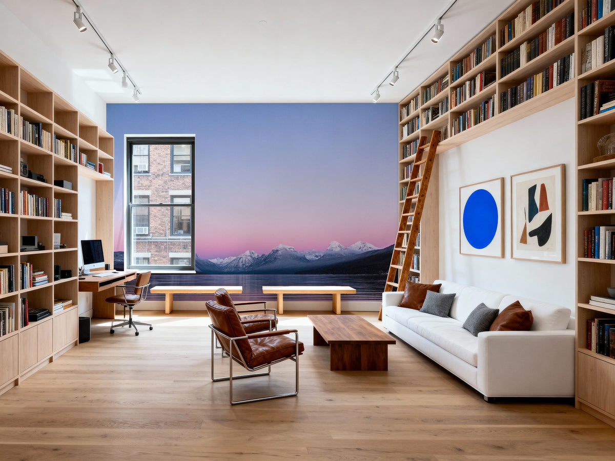 Post Sunset Mural Wallpaper - room preview 06