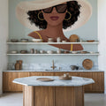 Beach Girl I Mural Wallpaper - room preview 06