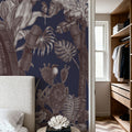 Tropical Wonderland, Eggplant Mural Wallpaper - room preview 06