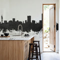 Pretoria South Africa Skyline Black & White Mural Wallpaper - room preview 06