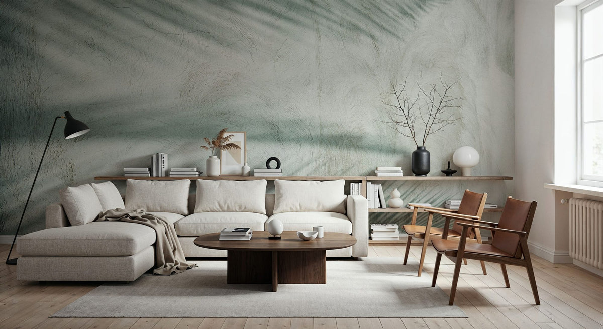 Palm Shadow II Mural Wallpaper - room preview 06