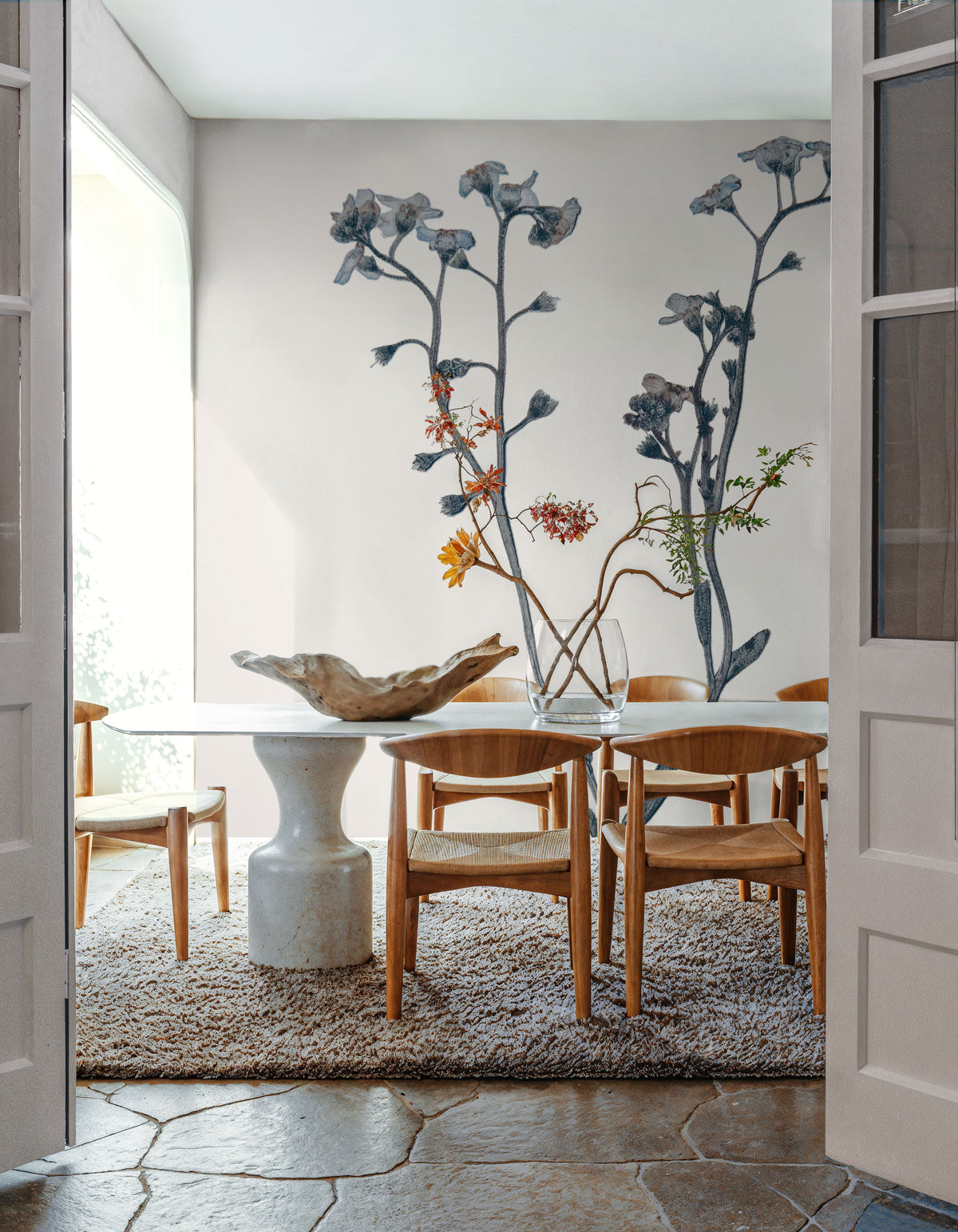 Field Journal Entry I Color Mural Wallpaper - room preview 06