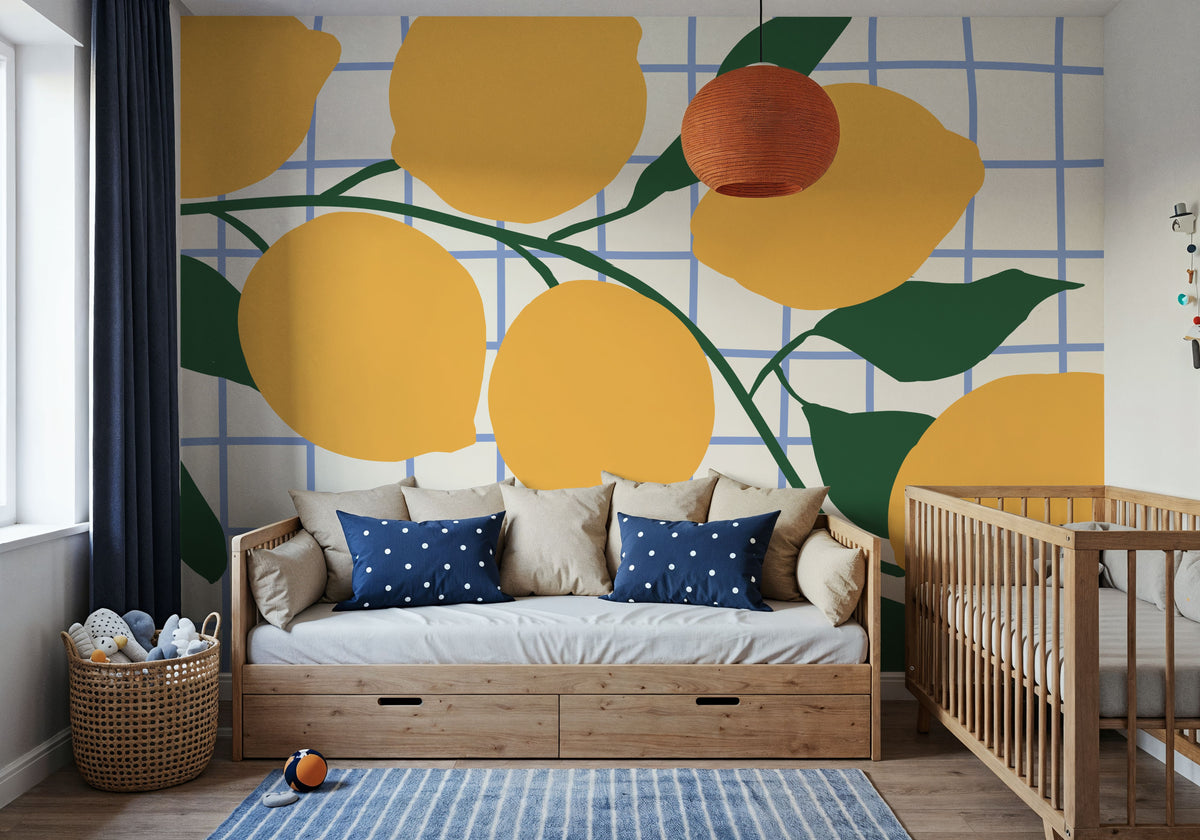 Kitchen Lemons Mural Wallpaper - room preview 06