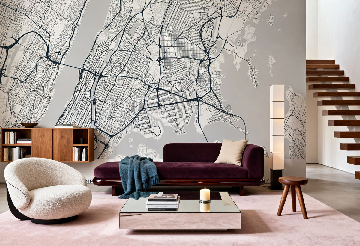 Map of the Bronx Mural Wallpaper - room preview 06