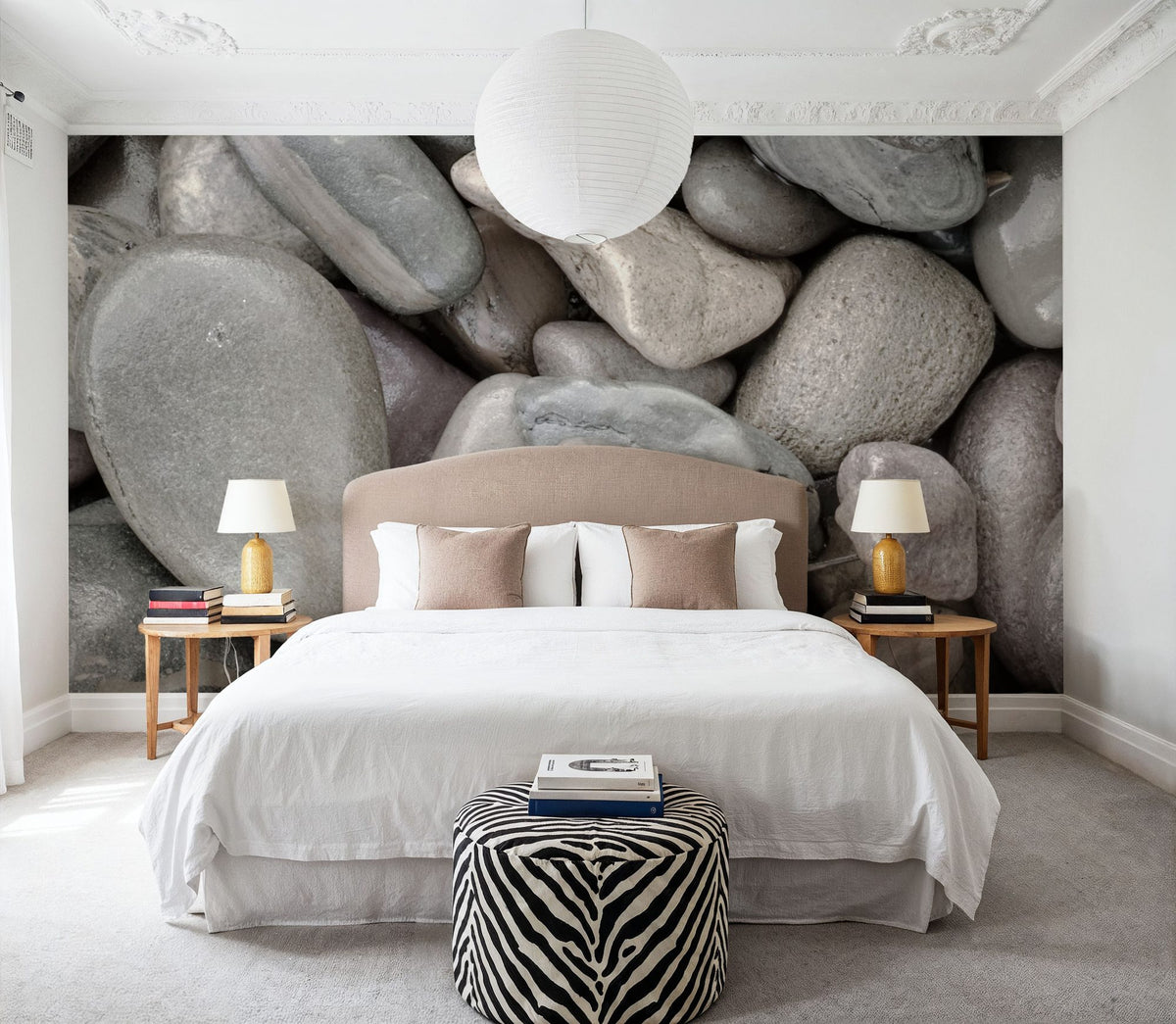 Lake Rocks Mural Wallpaper - room preview 06