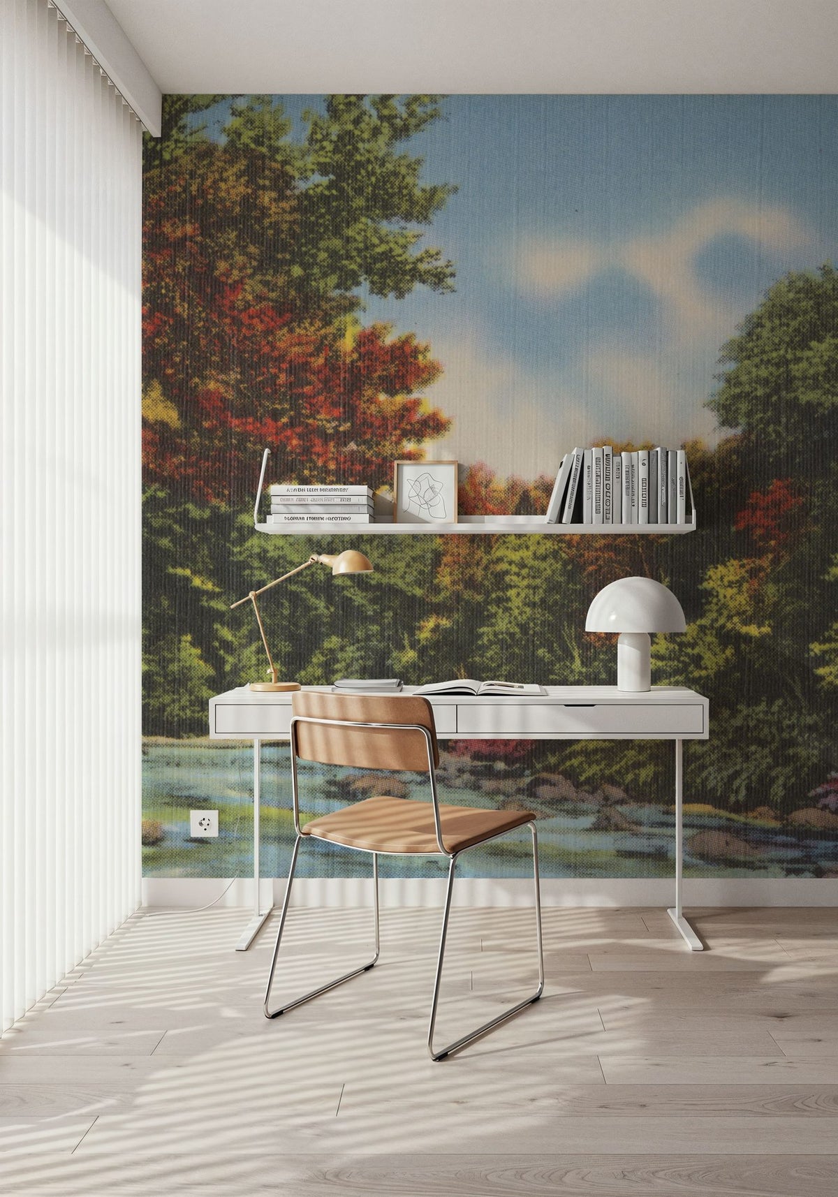 Color River Mural Wallpaper - room preview 06