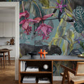 Jungle Panther Mural Wallpaper - room preview 06