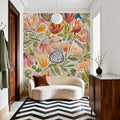 Forte Florals II Mural Wallpaper - room preview 06